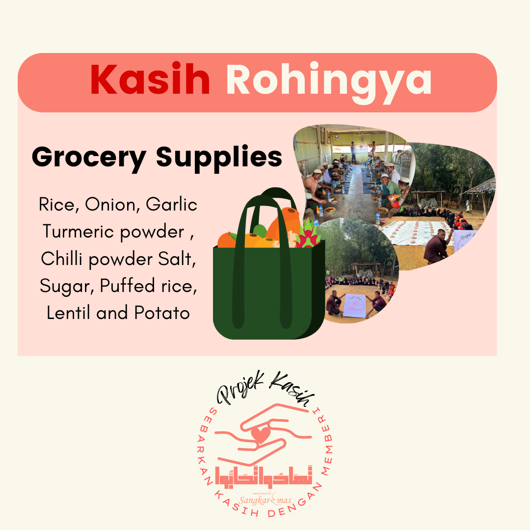 Kasih Rohingya Bakul Makanan