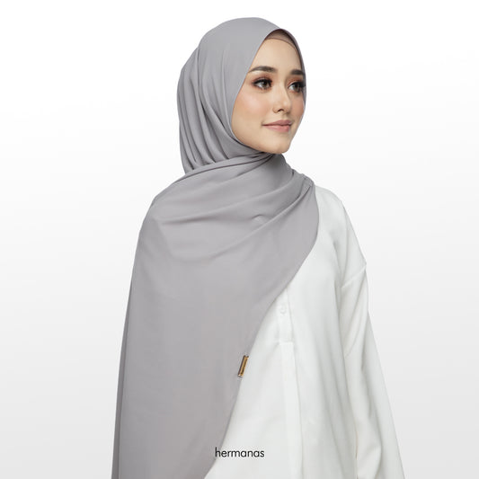 Shawl Hermanas Pewter Grey