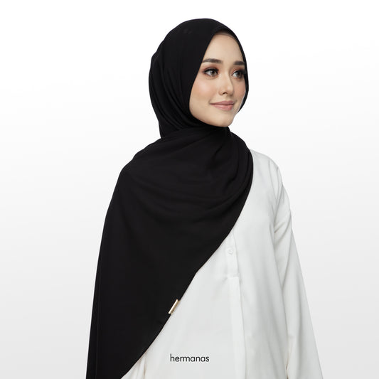 Shawl Hermanas Charcoal