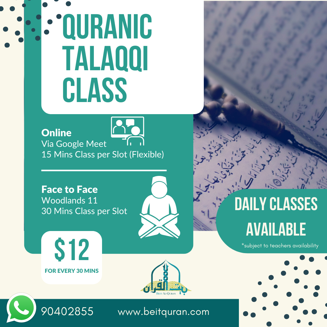 Quran Talaqqi Class (Online)